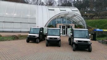 Selvo auto v botanické zahradě v Praze