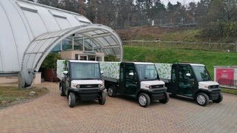 Selvo auto v botanické zahradě v Praze