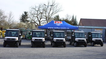 5 nových elektromobilů Selvo pracuje ve Velkém Oseku a okolí